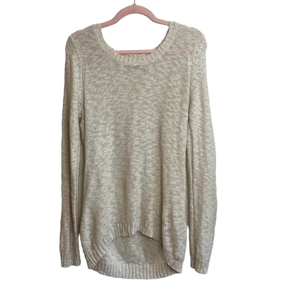 Charlotte Russe Heathered Cream Sweater